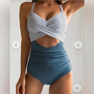 Cutout High Waisted One Piece Swimsuits